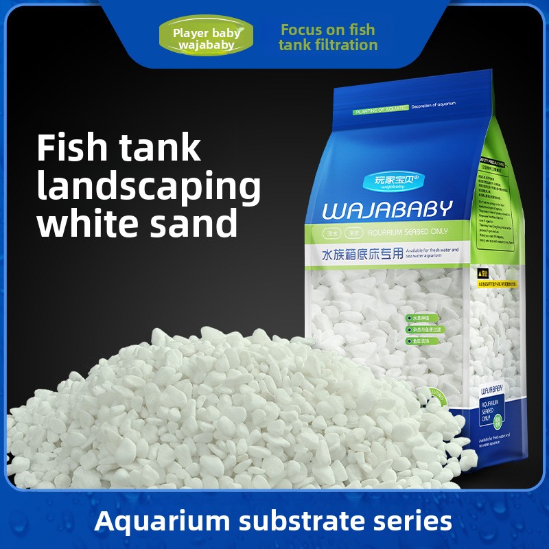 Aquasoil Substrate - WAJABABY White Aquarium Sand - Bright