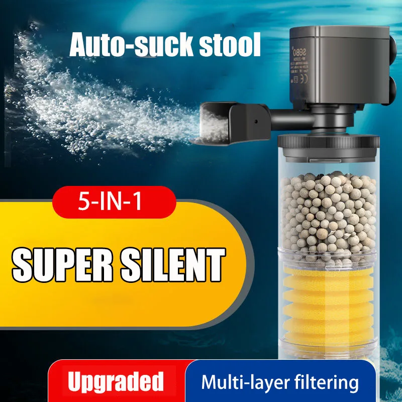 Planted Aquarium Accessories - 220V 50Hz Silent Filter for Aquarium