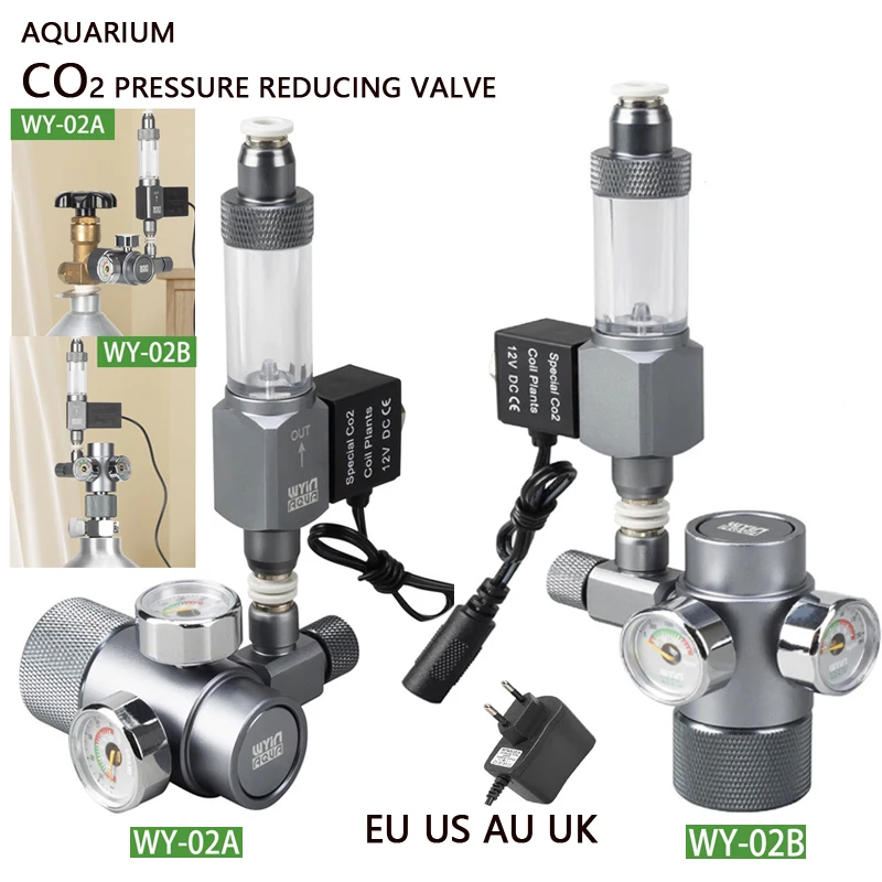 Glass Co2 Drop Checker - Aquarium DIY CO2 Pressure Reducing Valve