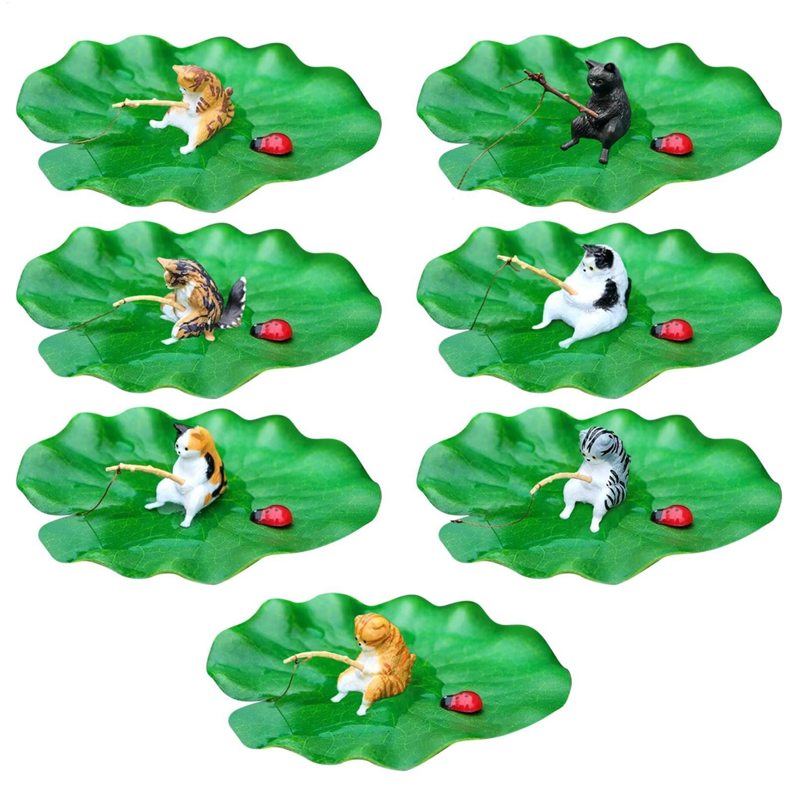 Aquarium Plant Roots - Mini Floating Cat Fishing Lotus Leaf