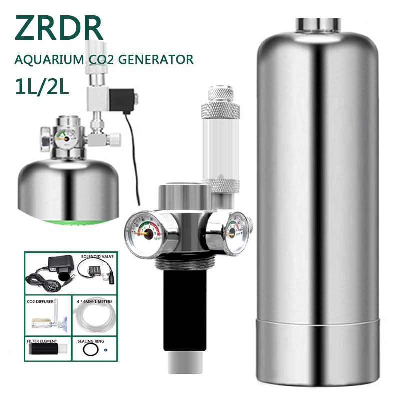 ZRDR Aquarium CO2 Generator Du - Glass Co2 Drop Checker ulasan dan harga