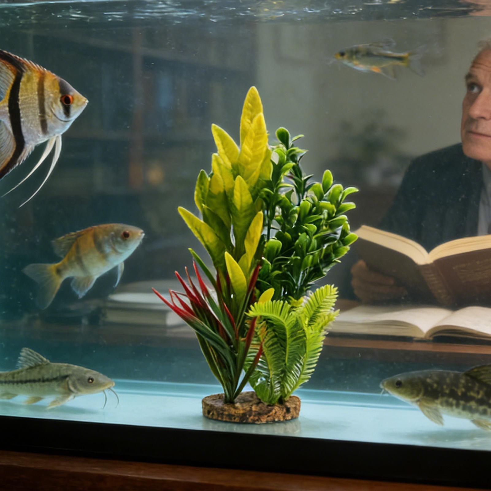 Artificial Aquarium Plants Fis - Planted Aquarium For Beginners ulasan dan harga
