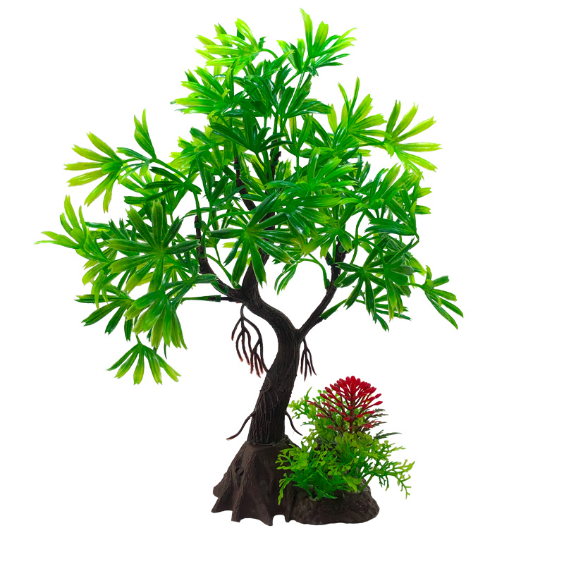 Fish Tank DIY Artificial Aquar - Aquarium Plant Roots ulasan dan harga
