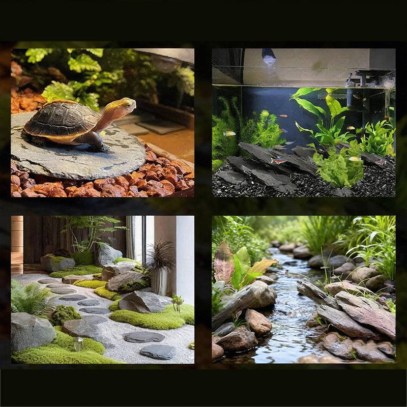 500g/1000g Aquarium Slate Chip - Aquasoil Substrate ulasan dan harga