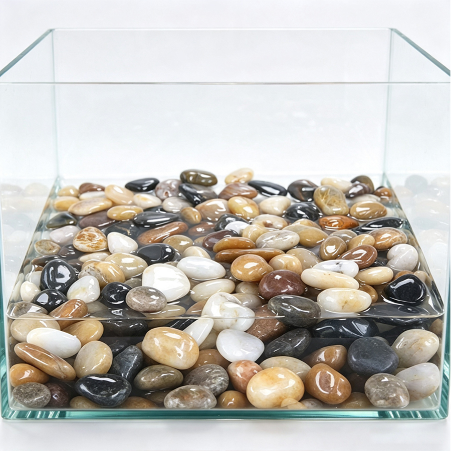 300-700g Smooth River Pebbles, - Aquarium Planted Tank Soil ulasan dan harga