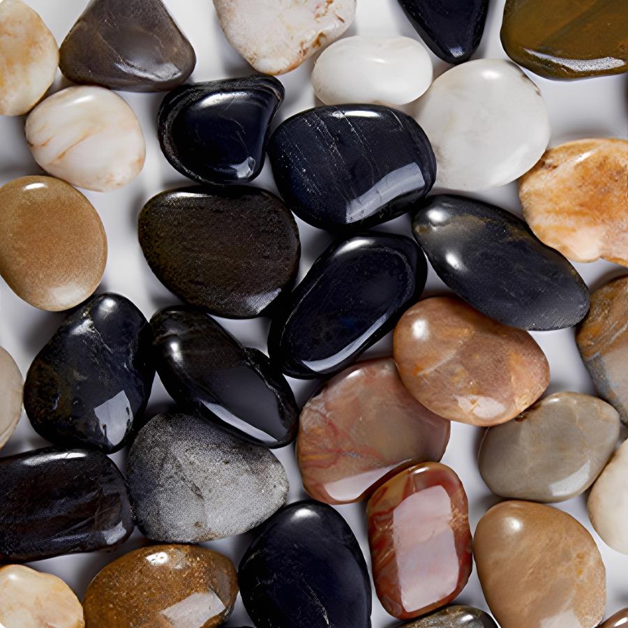 300-700g Smooth River Pebbles, - Aquarium Planted Tank Soil ulasan dan harga