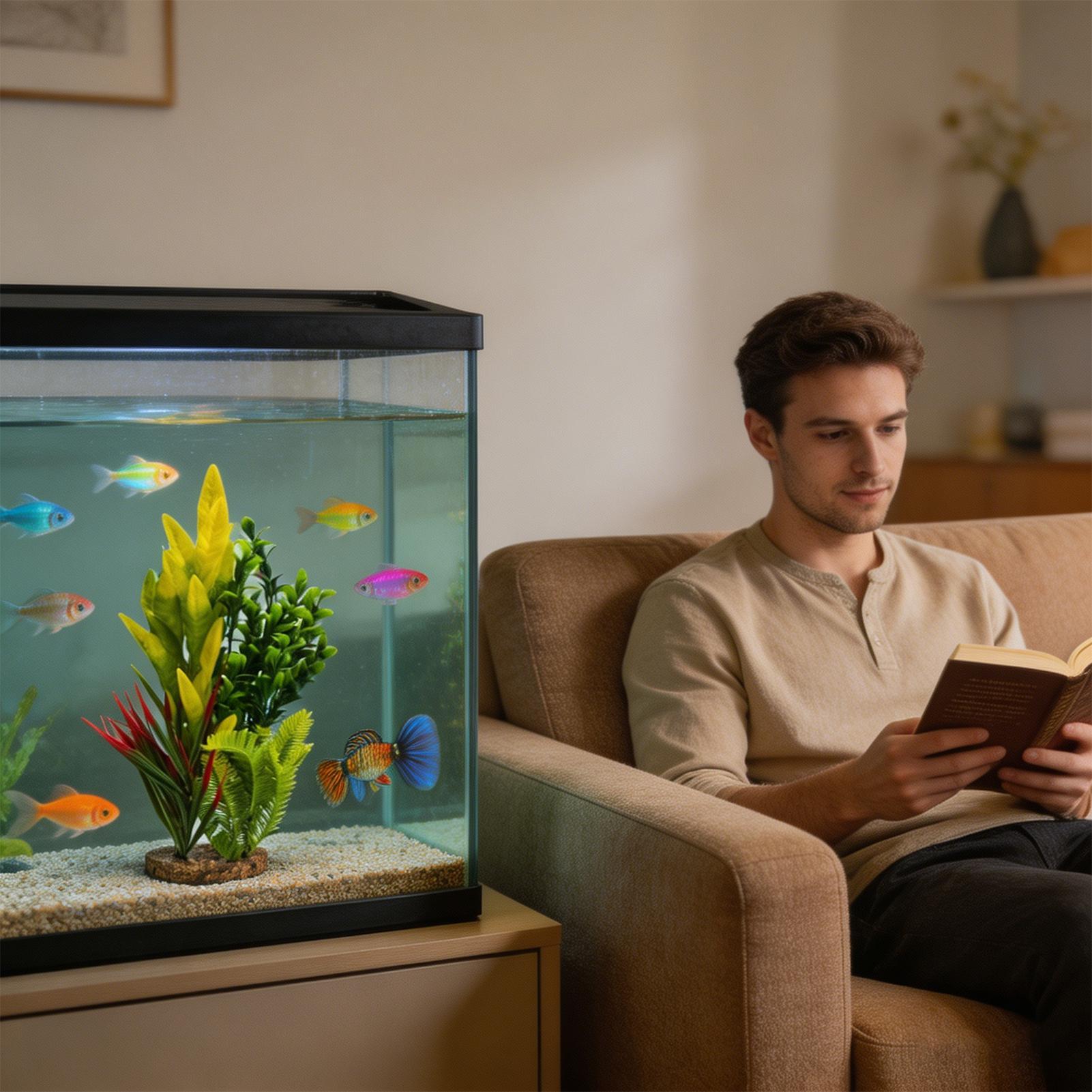 Artificial Plants For Aquarium - Planted Aquarium For Beginners ulasan dan harga