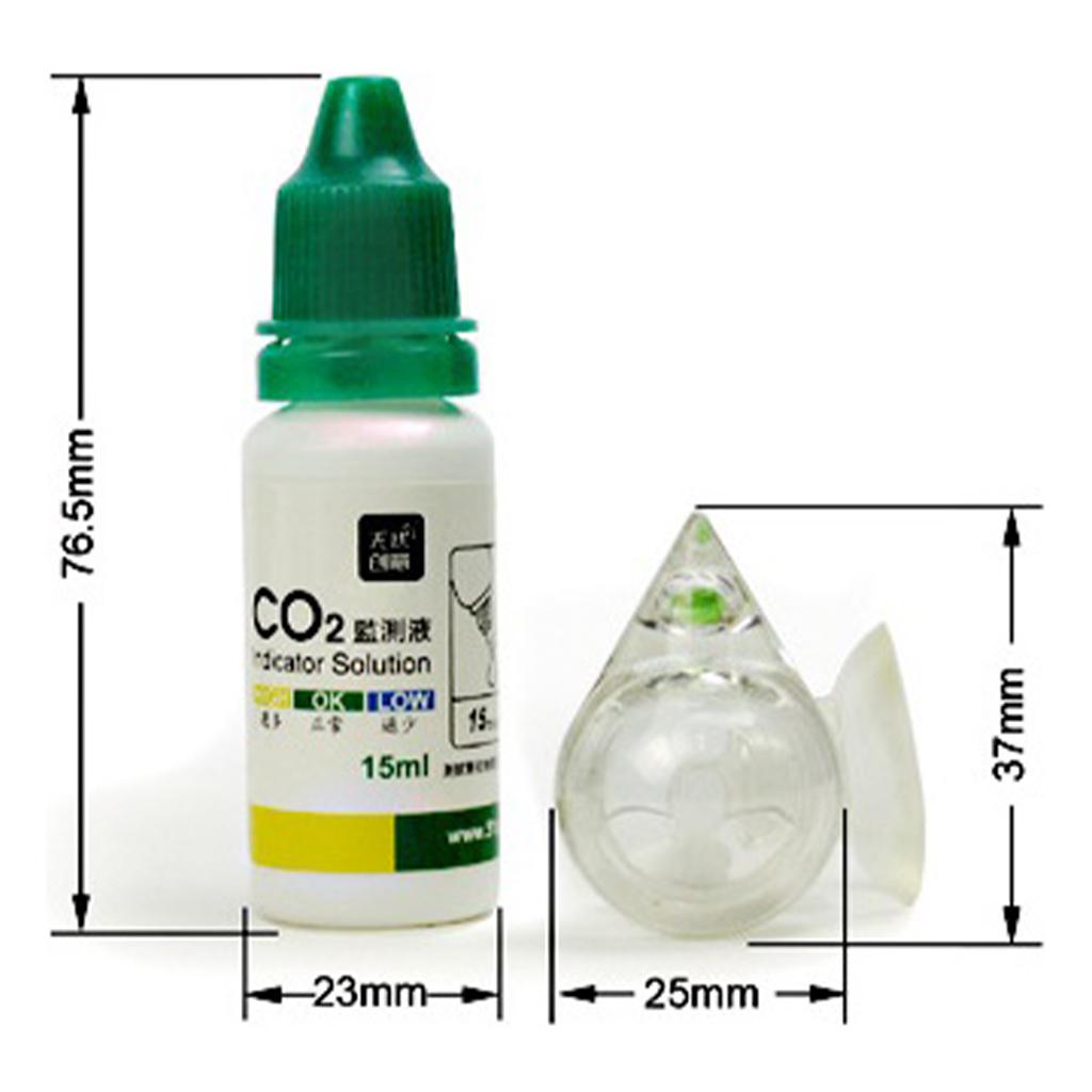 CO2 Drop Checker Aquarium Moni - Glass Co2 Drop Checker ulasan dan harga