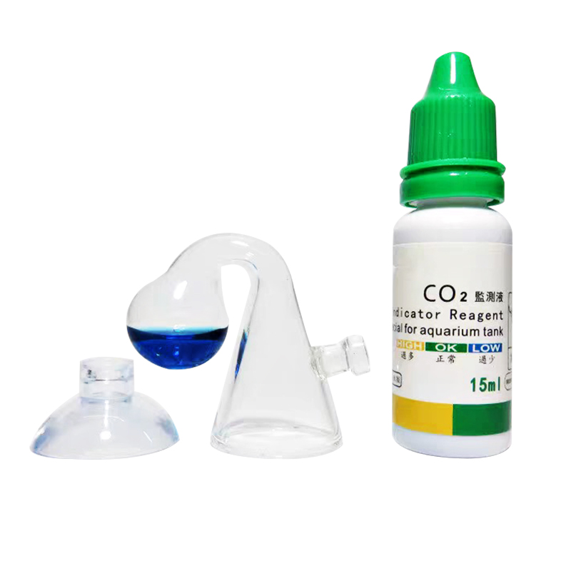 Aquarium CO2 Indicator DIY Fis - Glass Co2 Drop Checker ulasan dan harga