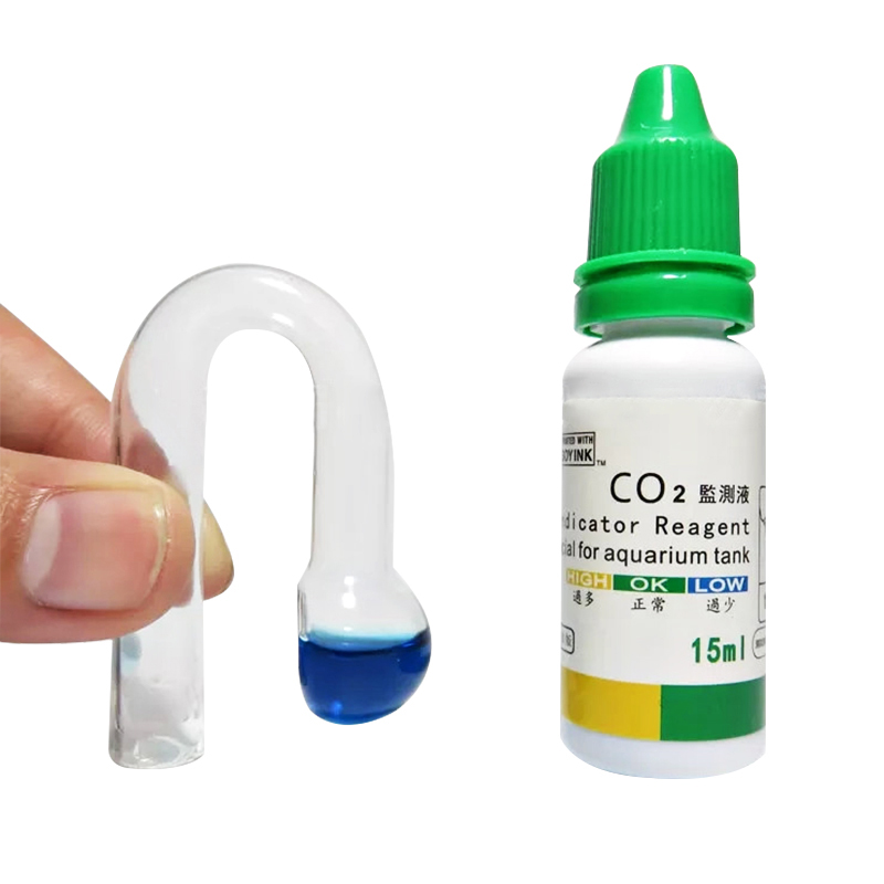 Aquarium CO2 Indicator DIY Fis - Glass Co2 Drop Checker ulasan dan harga