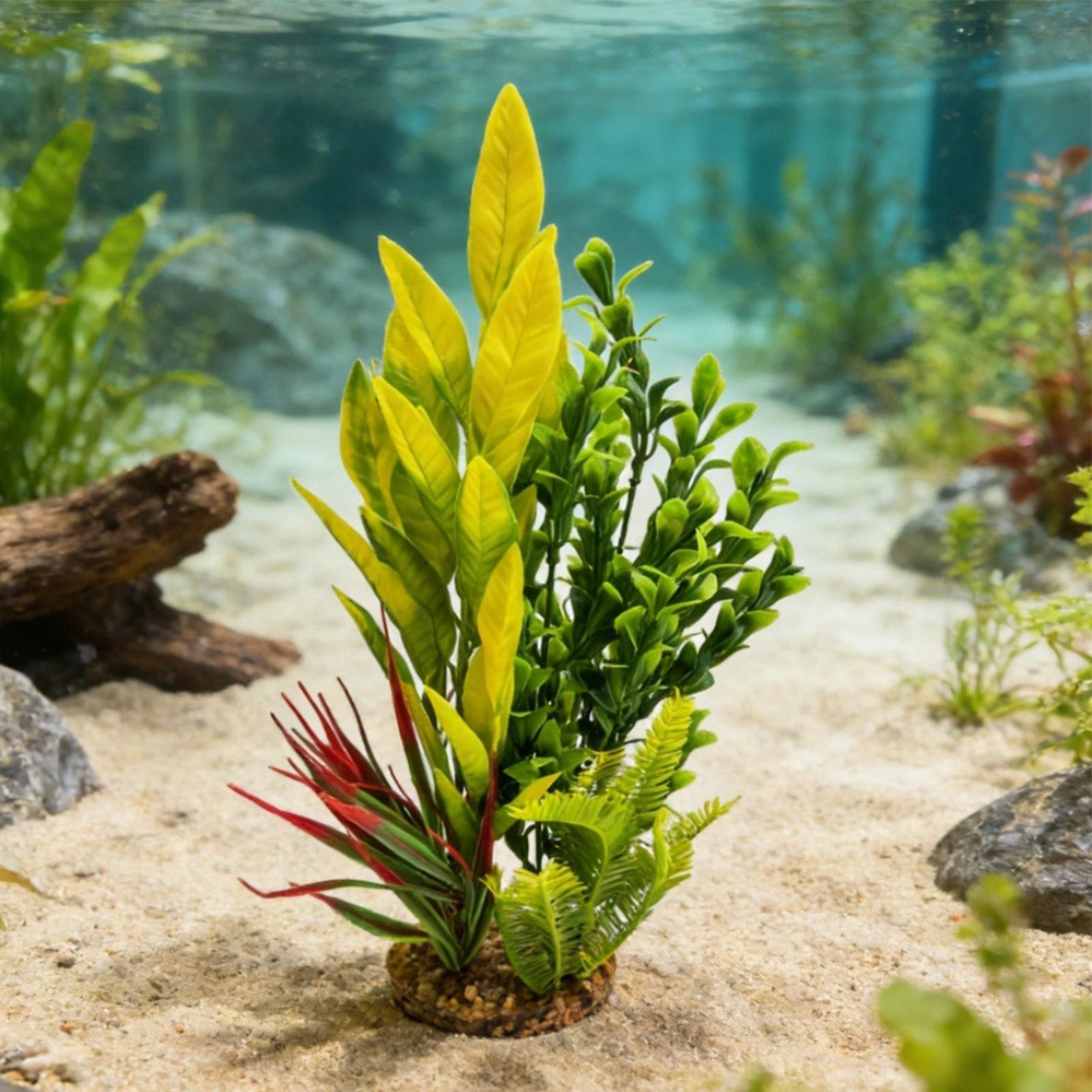 Aquarium Plants Artificial Shr - Planted Aquarium For Beginners ulasan dan harga