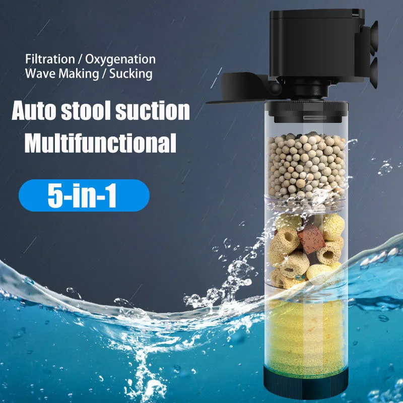 220V 50Hz Silent Filter for Aq - Planted Aquarium Accessories ulasan dan harga
