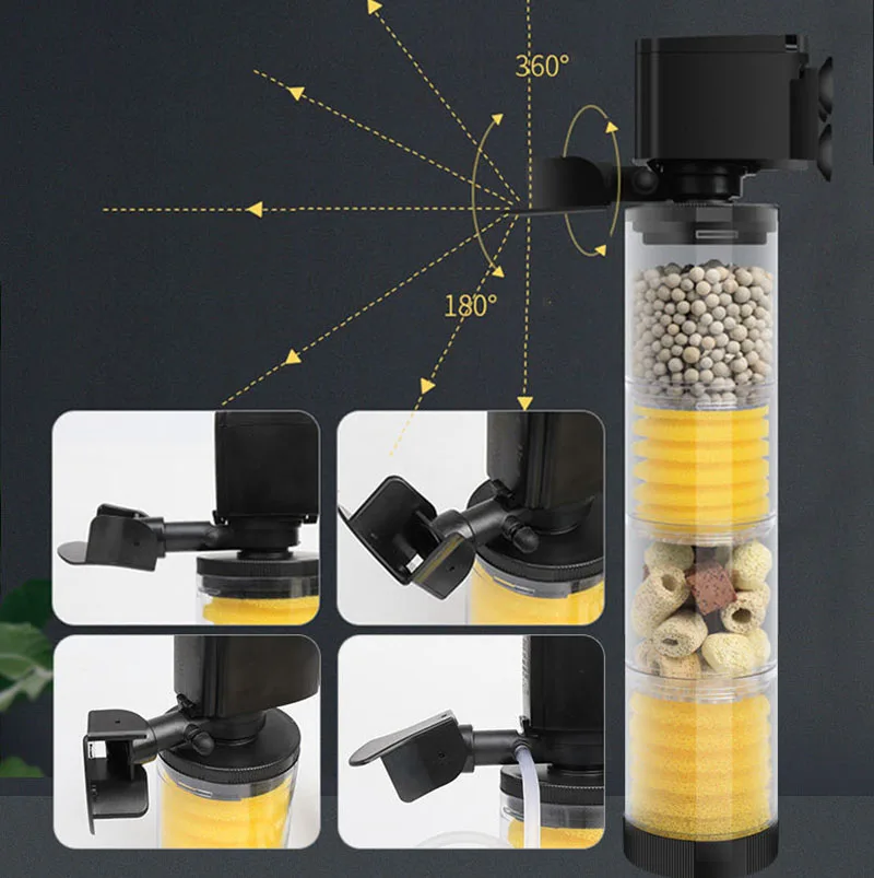 220V 50Hz Silent Filter for Aq - Planted Aquarium Accessories ulasan dan harga