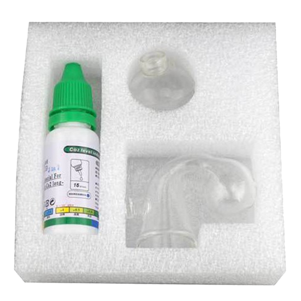 Aquarium CO2 Indicator Solutio - Glass Co2 Drop Checker ulasan dan harga