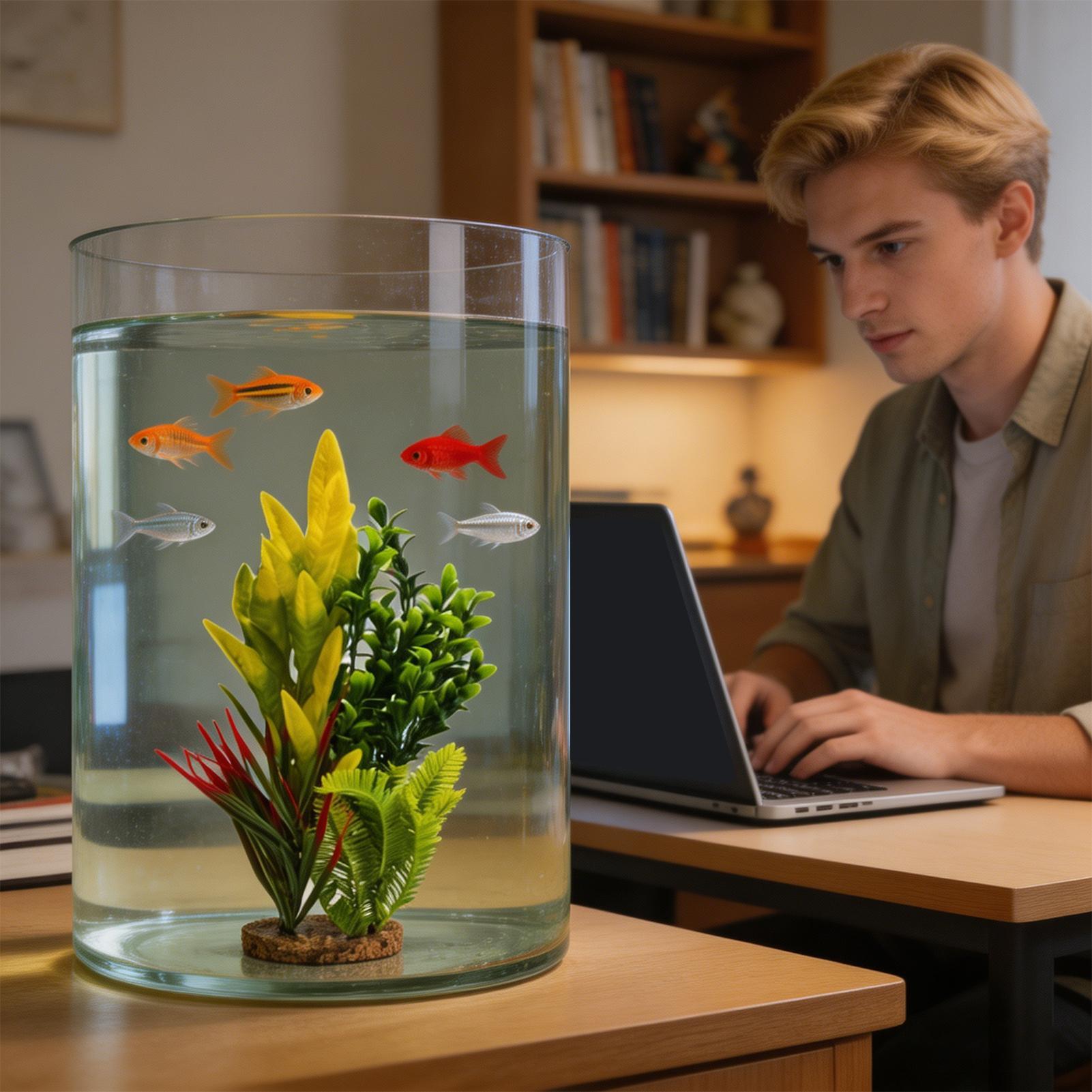Artificial Aquarium Plants Shr - Planted Aquarium For Beginners ulasan dan harga