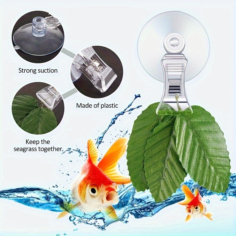 8pcs Fish Seaweed Clip Plant S - Planted Aquarium Accessories ulasan dan harga