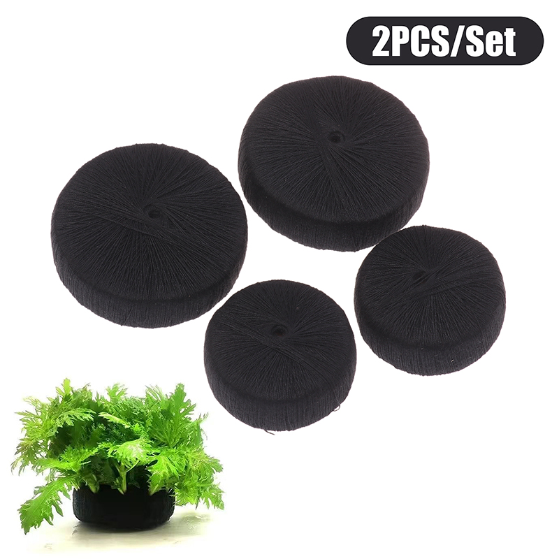 2Pcs Black Fish Tank Water Gra - Aquasoil Substrate ulasan dan harga