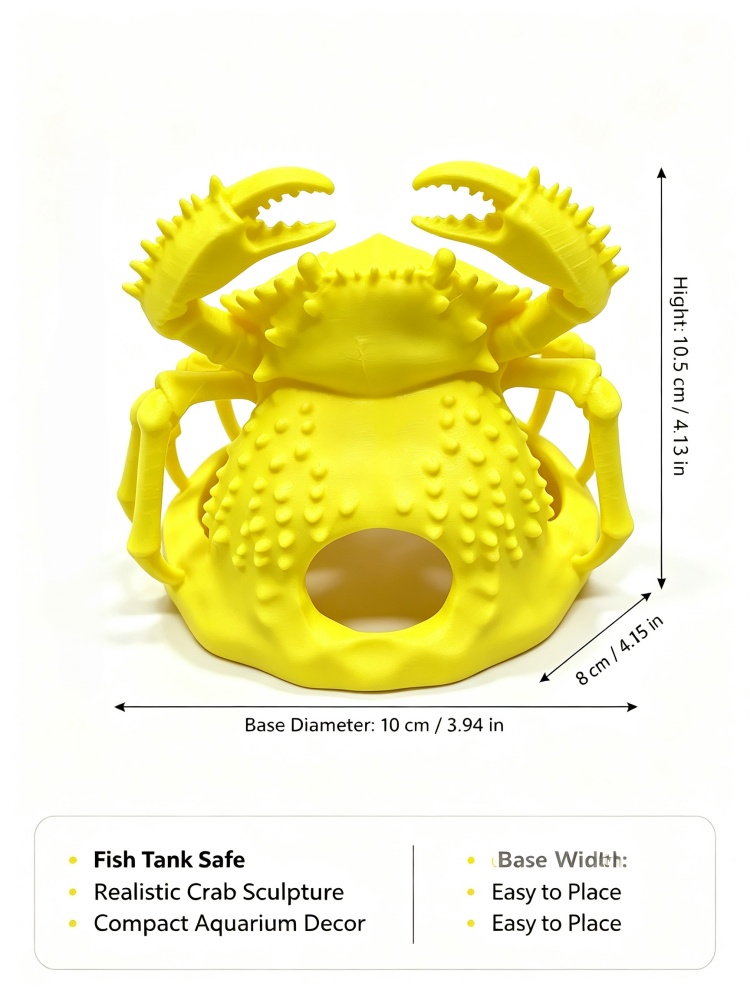Crab-shaped aquarium decoratio - Planted Aquarium Accessories ulasan dan harga