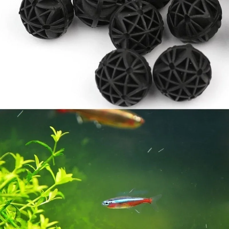 20Pcs 16mm Aquarium Bio Balls  - Aquarium Plant Fertilizer ulasan dan harga