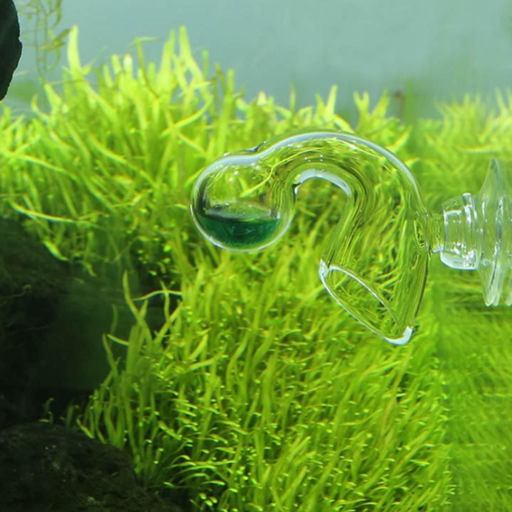 Aquarium CO2 Monitor Glass Dro - Glass Co2 Drop Checker ulasan dan harga