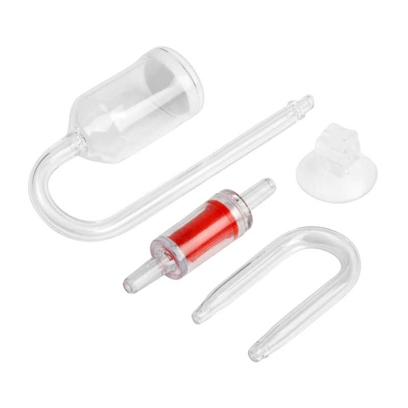 4pcs Set DIY CO2 Diffuser For  - Glass Co2 Drop Checker ulasan dan harga